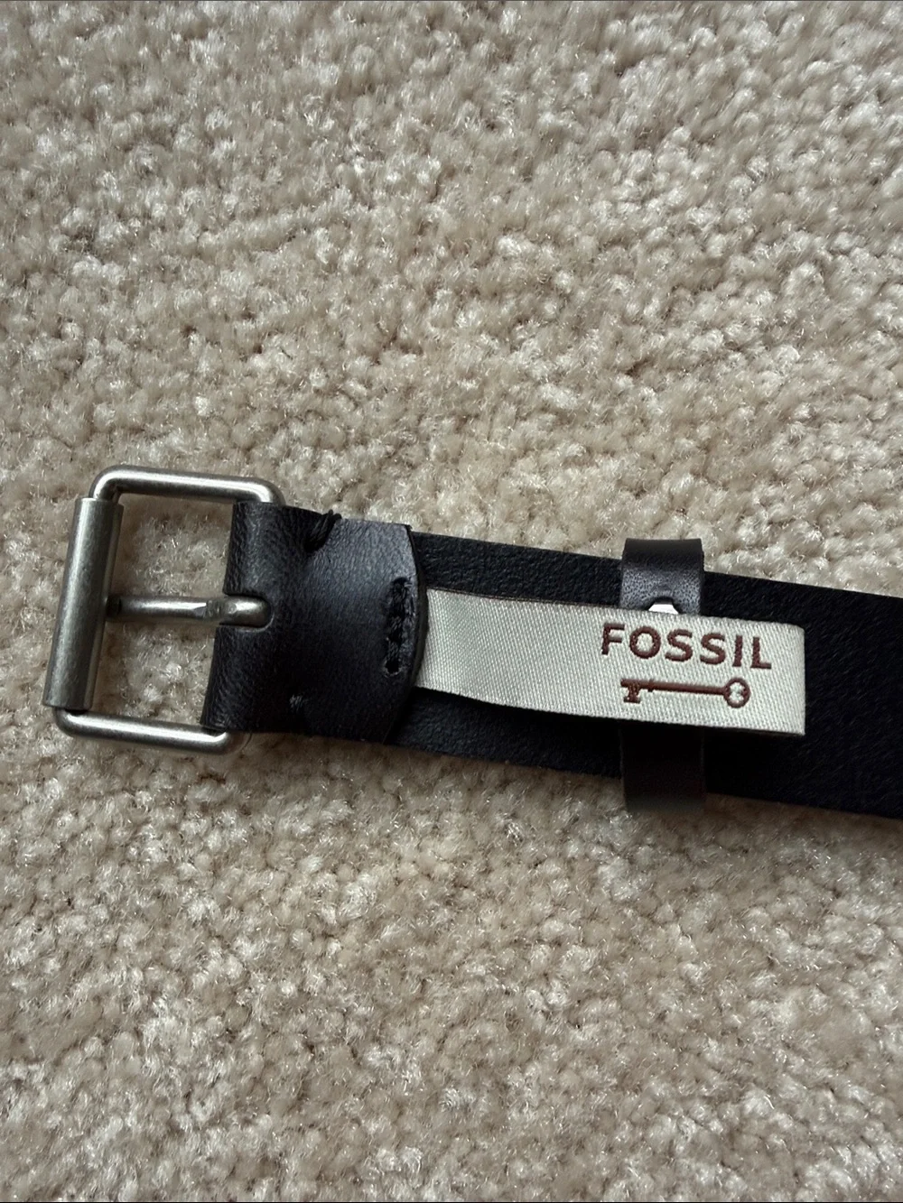 FOSSIL Tri-Color Copper Nickel Brass Stud Leather Hip Belt Women's M - 31”- 37”